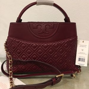*SALE1DAYonly TORY BURCH Quilted Fleming Berry Bag